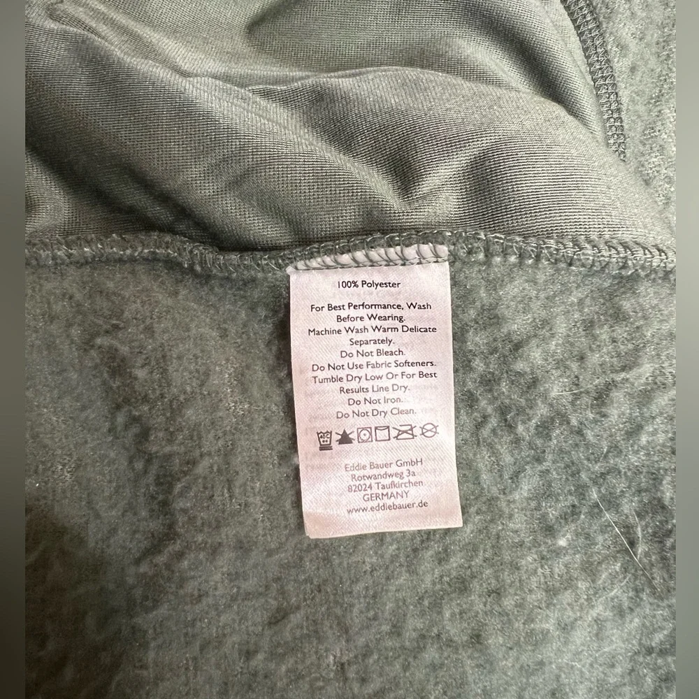 NWOT Eddie Bauer We Wander Hoodie Jacket Coat in Mineral Green - Picture 7 of 9